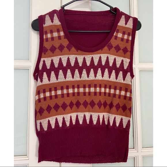 VINTAGE 1960 Sweater Vest - Picture 1 of 2
